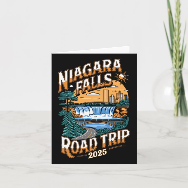 Carte Voyage à Niagara Falls 2025 - Vacances d'été  (Devant)