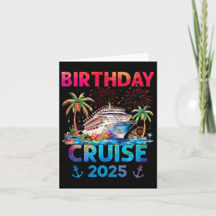 Carte Voyage D'Anniversaire 2025 Uni-adultes Et K