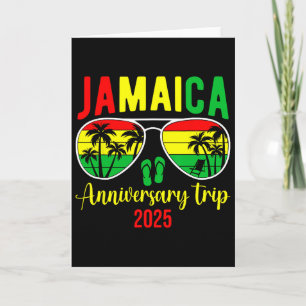 Carte Voyage d'anniversaire en Jamaïque 2025 pour couple
