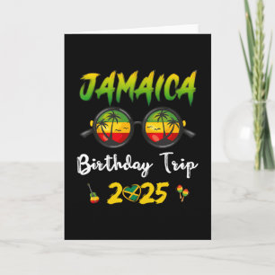 Carte Voyage d'anniversaire en Jamaïque 2025 Vacances en