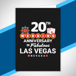 Carte Voyage de couple à Las Vegas pour les 20 ans de ma