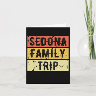 Carte Voyage de famille à Sedona 2021 Amusant Arizona Va