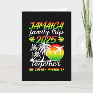 Carte Voyage de famille drôle en Jamaïque 2025 Nous créo