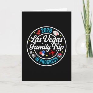 Carte Voyage de famille en cours à Las Vegas 2026 Las Ve