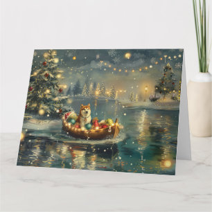 Carte Voyage de fête de Noël à Akita