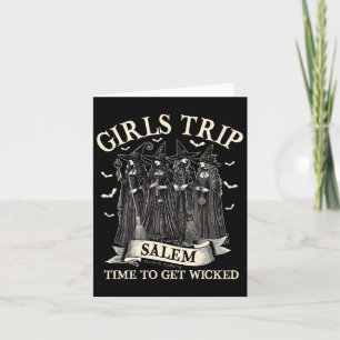 Carte Voyage de filles à Salem, il est temps de devenir