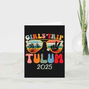 Carte Voyage de filles Tulum 2025 Summer Beach Week-end