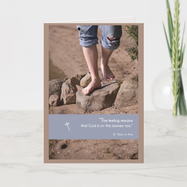 Carte Voyage de l'anniversaire de la récupération (Devant)