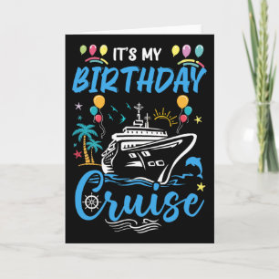 Carte Voyage de vacances pour fête d'anniversaire en cro