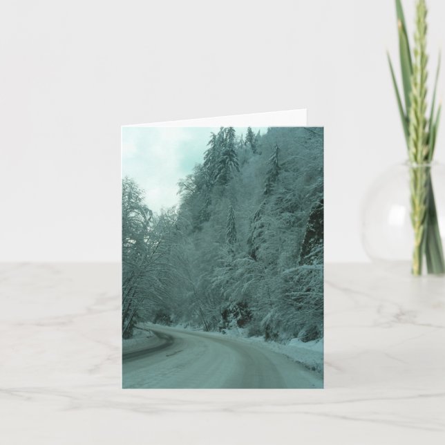Carte Voyage d'hiver (Devant)