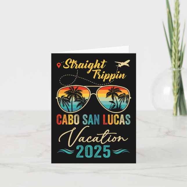 Carte Voyage droit Cabo San Lucas 2025 Famille Été (Devant)