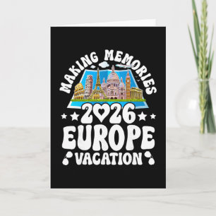 Carte Voyage en Europe 2026 Vacances d'été Créer des sou