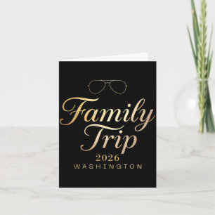 Carte Voyage en famille 2026 Week-end à Washington 2026 