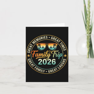 Carte Voyage en famille 2026 Week-end en famille 2026 po