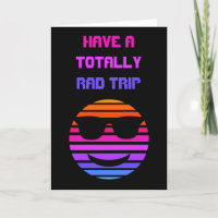 Voyage en Rad Style Rétro Emoji Bon Voyage