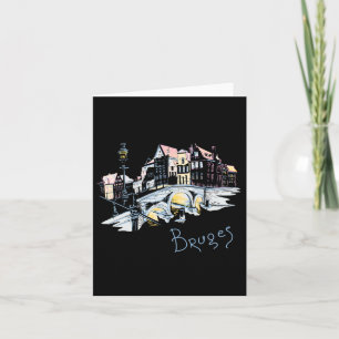 Carte Voyage Europe Belgique Bruges Souve Vacances Famil