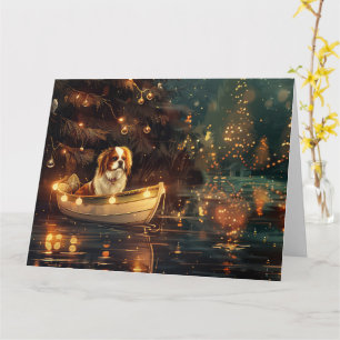 Carte Voyage festif de Noël du Chin japonais