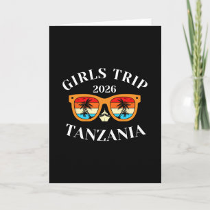 Carte Voyage Filles 2026 Tanzanie Vacances de Printemps