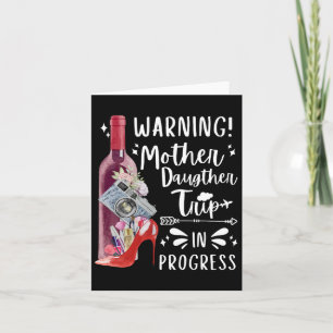 Carte Voyage mère fille 2025 Famille Maman Correspondanc