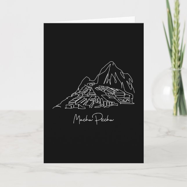 Carte Voyage Pérou Lima Machu Picchu Cusco Vacances en F (Devant)