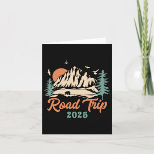 Carte Voyage sur la route 2025 Vacances Filles Voyage Ca