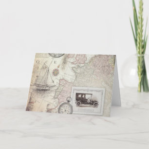 Carte Voyage vintage