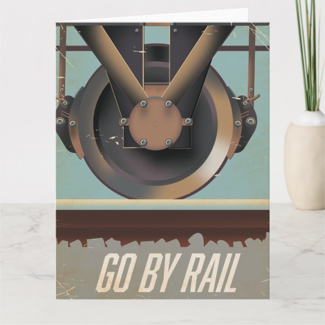 Carte Voyagez en train (Devant)