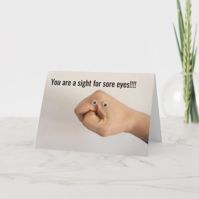Carte Voyez-Vous Pour Aimer Les Yeux, Vous Avez Manqué ! (Devant)