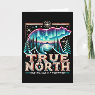 Carte Vrai Nord Comp Ours Chrétien Extérieur Foi Été