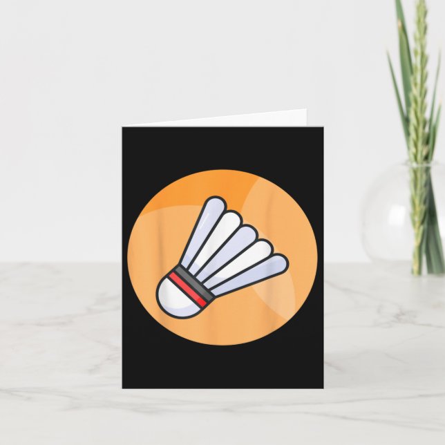 Carte Vraiment comme le volant de badminton 5  (Devant)