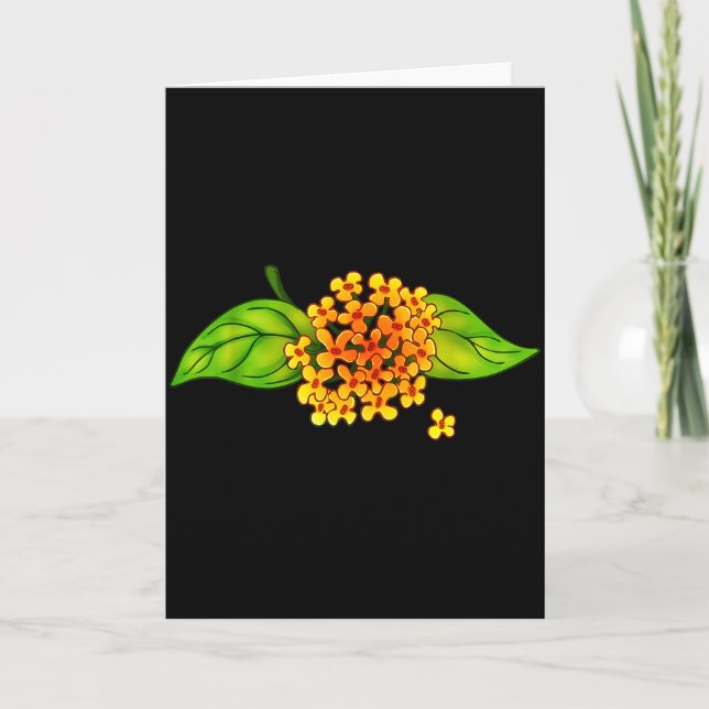 Carte Vraiment comme Osmanthus Fleur Thé Asie orientale  (Devant)