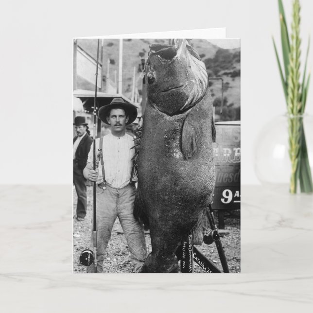 Carte Vrais grands poissons, les années 1900 tôt (Devant)