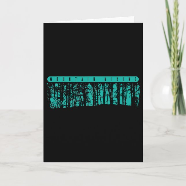 Carte VTT en forêt  (Devant)
