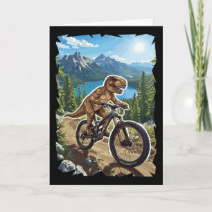 Carte VTT Montagne Dinosaure à travers la piste forestiè