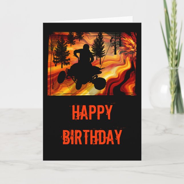 Carte VTT sur la route de l'enfer (Devant)