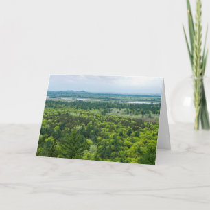 Carte Vue aérienne de la forêt de Black River State