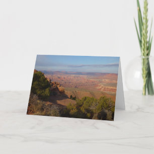 Carte Vue de Canyonlands depuis le Grand View Point Trai