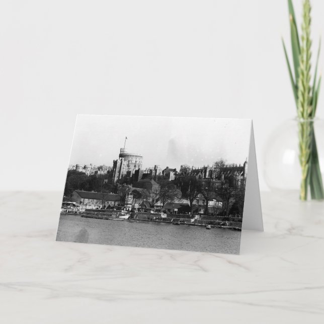 Carte Vue de château de Windsor, à travers la Tamise (Devant)