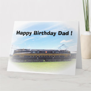 Carte Vue de côté du chemin de fer GG-1 #4800 de la