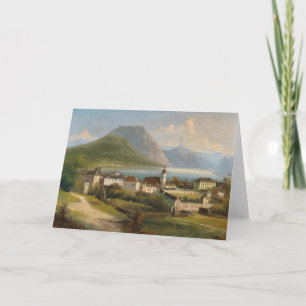 Carte Vue de Gmunden   Johann Wilhelm Jankowsky