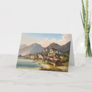 Carte Vue de Hallstatt   Johann Wilhelm Jankowsky