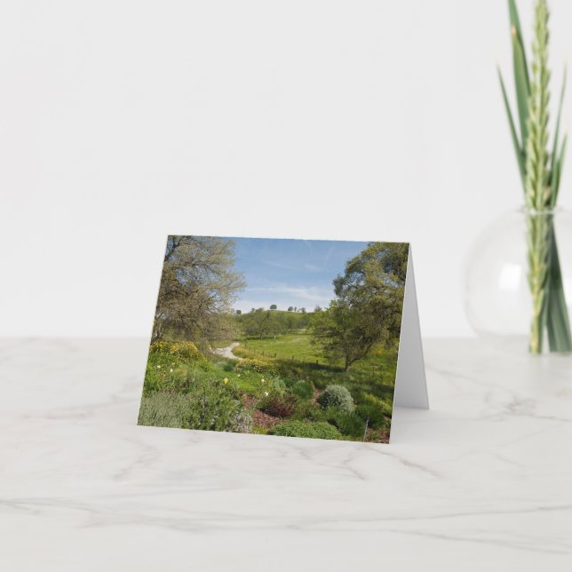 Carte Vue de jardin de perron (Devant)