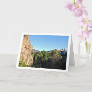 Carte Vue de l'église de Ruta del Agua, Chelva, Valence