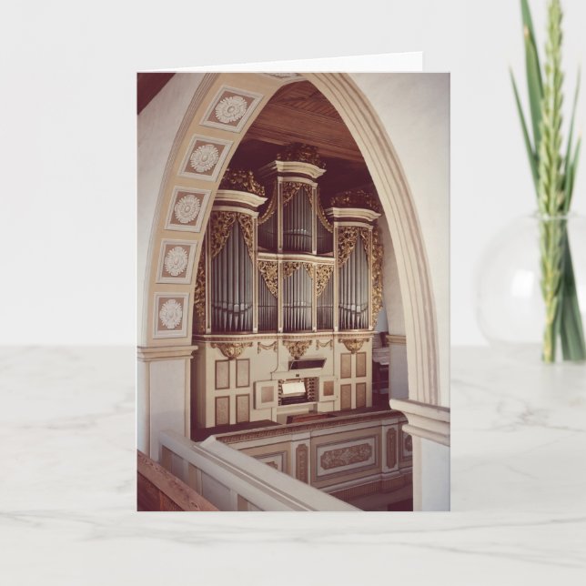Carte Vue de l'organe dans l'église chez Rotha (Devant)
