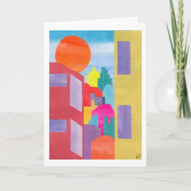 Carte Vue de ma fenêtre (Devant)