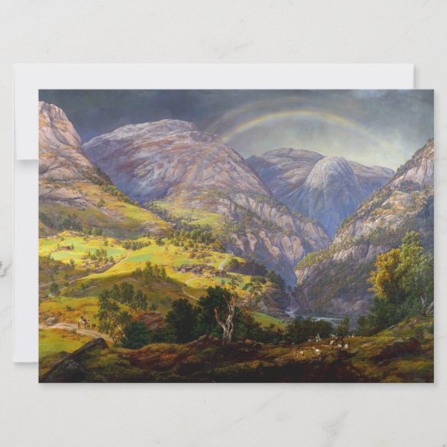 Carte Vue de Stalheim en Norvège (Devant)