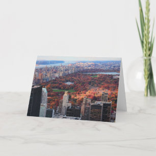 Carte Vue d'en haut : Automne à Central Park 01