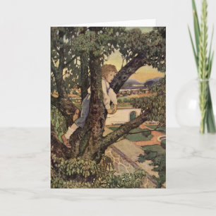 Carte Vue des arbres par Jessie Willcox Smith