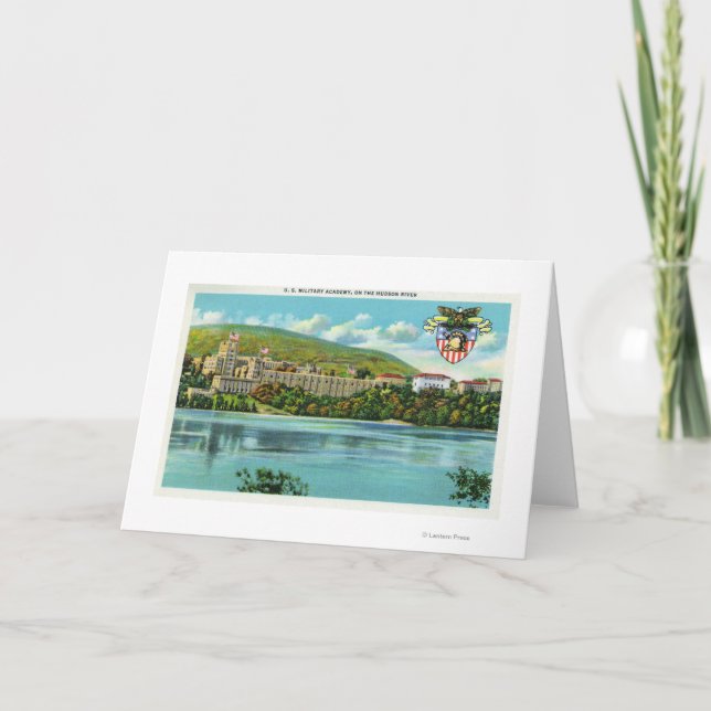 Carte Vue du fleuve Hudson d'académie militaire des USA (Devant)