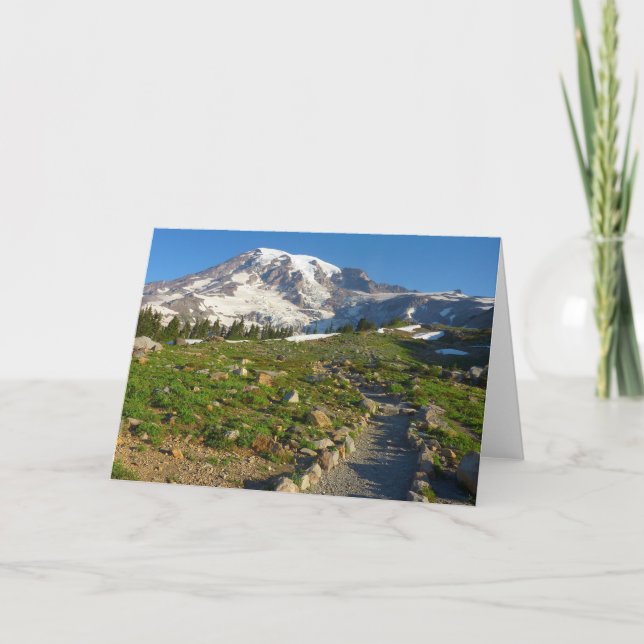 Carte Vue du Mont Rainier depuis le Skyline Trail (Devant)